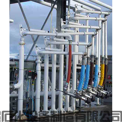 陜西某石化有限公司采購的一批AL2402汽柴油裝車用汽車頂部裝車鶴管已投入使用中(圖1) 陜西某石化有限公司采購的一批AL2402汽柴油裝車用汽車頂部裝車鶴管已投入使用中(圖1)